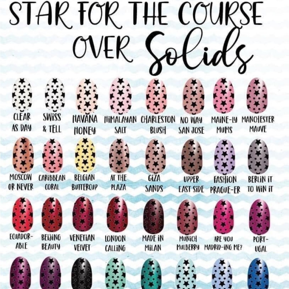 *Retired* Color Street: Star for the Course | Stars Magic Fairy Clear Overlay - Picture 11 of 16